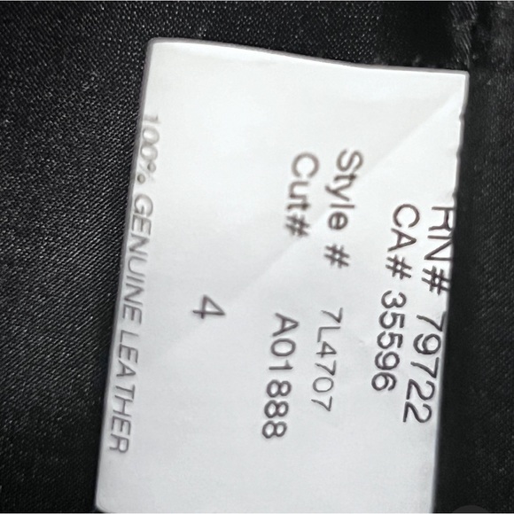 Genuine leather pink jacket. *NWT* Necklace SOLD! - Picture 5 of 6